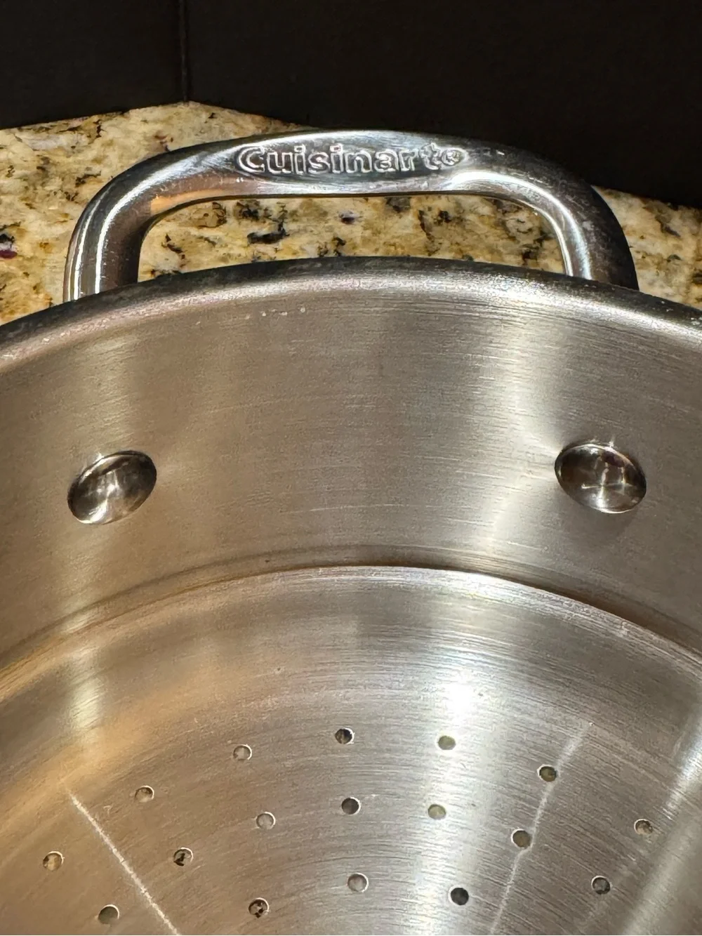 Cuisinart Stainless Steel Two-Handle Steamer/Strainer Insert 7.5” (6116-18s)